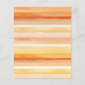 Budget Kleine pompoen herfst baby shower uitnodigi (Achterkant)