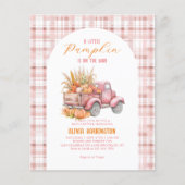 BUDGET kleine pompoen roze vrachtwagen meisje Baby (Voorkant)