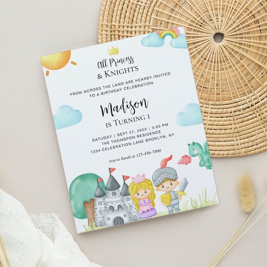 BUDGET Kleine Ridder Prinses Kasteel Kinderen Verj