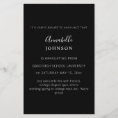 Budget Kleur gloed - W & zwart Afstuderen 6 Foto M (Achterkant)