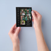 Budget Kleur gloed - wit en zwart Afstuderen 6 Fot Flyer (Hand)