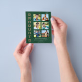 Budget Kleuren Goud & Groen Afgestudeerd Multi Fot Flyer (Hand)