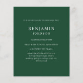 Budget Kleuren Goud & Groen Afgestudeerd Multi Fot Flyer (Achterkant)