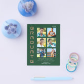 Budget Kleuren Goud & Groen Afgestudeerd Multi Fot Flyer (Enkel)