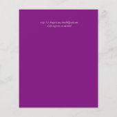 BUDGET Kleurtrends Gouden Krans Trouw Uitnodiging (Achterkant)