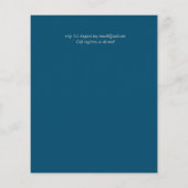 BUDGET Kleurtrends Gouden Krans Trouw Uitnodiging (Achterkant)