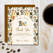 Budget Koffie Baby Brouwen Baby shower Bedankt