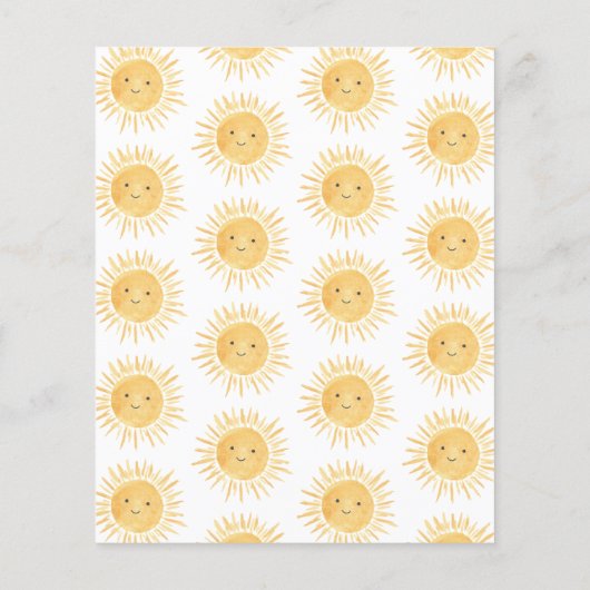 Budget komt van de Son Baby shower Invitation (Achterkant)