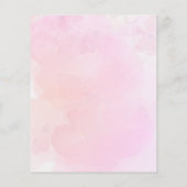 Budget konijnenballonnen roze meisje Baby shower (Achterkant)