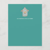 BUDGET Koppel Baby Shower Cute Uilen Woodland Uitn (Achterkant)