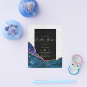 BUDGET Koppels BRIDAL SHOWER - AGATE Goud Flyer (Enkel)
