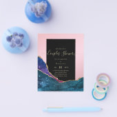 BUDGET Koppels BRIDAL SHOWER - AGATE Goud Flyer (Enkel)