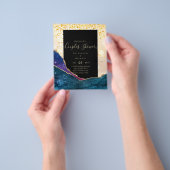 BUDGET Koppels BRIDAL SHOWER - AGATE Goud Flyer (Hand)