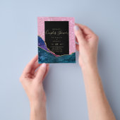 BUDGET Koppels BRUIDSCHAPSFEest - AGATE Goud Flyer (Hand)