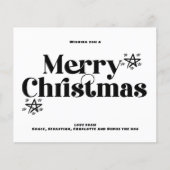 BUDGET Kortstondige kerstkaart (Voorkant)
