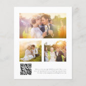 BUDGET kraan 3 foto QR Weddenschap Dank je (Achterkant)