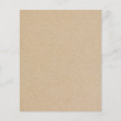 Budget Kraft Woodland Buck Doe Botanical Wedding (Achterkant)