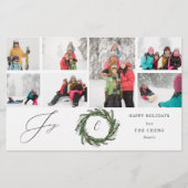 Budget Krans Monogram Joy 7 Foto - Medium (Voorkant)