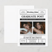 BUDGET Krant Thema 2 Foto Afstudeerfeest (Voorkant / Achterkant)