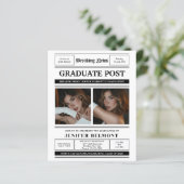 BUDGET Krant Thema 2 Foto Afstudeerfeest (Staand voorkant)