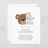 Budget kunnen we nauwelijks afwachten | Teddy Bear (Voorkant / Achterkant)