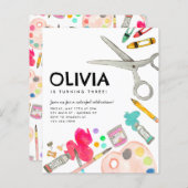 Budget Kunst Kunstenaar Schilderfeest Schilderen V (Voorkant / Achterkant)