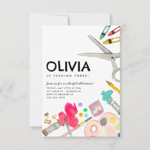 Budget Kunst Kunstenaar Verf Feest Schilderij Verj Notitiekaartje