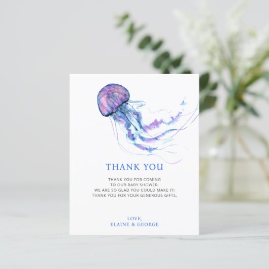 Budget kwallen Baby shower Dank u wel (Staand voorkant)