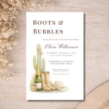 Budget Laarzen & Bubbelbad Westerse Baby Shower