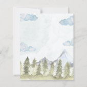 Budget Laat het avontuur beginnen Baby shower Uitn (Achterkant)