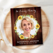 Budget Land Begrafenissympathie Dank u Kaarten