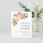 BUDGET Land Bloom Burgundy Floral Chic Wedding (Staand voorkant)