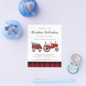 Budget Land Rustige kerstfeestdag Flyer (Enkel)