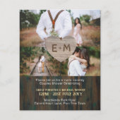 BUDGET Landelijk houten gesneden harten foto (Voorkant)