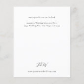 Budget Landelijk Neutraal Boho Bloemdetails S2 Flyer (Achterkant)