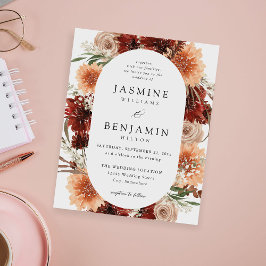 Budget Landelijke Aarde & Champagne Bloemen Bruilo Flyer