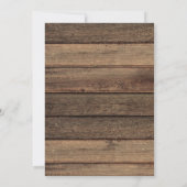 Budget Landelijke Baby Shower Jar Lichten Boerderi Kaart (Achterkant)