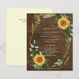 BUDGET Landelijke BOHO Zonnebloemen Groene Bloemen