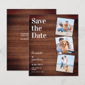 Budget Landelijke Fotocollage Huwelijksaankondigin (Voorkant / Achterkant)