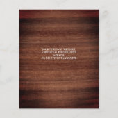 Budget Landelijke Fotocollage Huwelijksaankondigin (Achterkant)