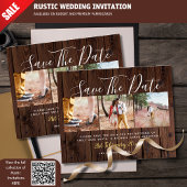 Budget Landelijke Fotocollage Save The Dates Houte