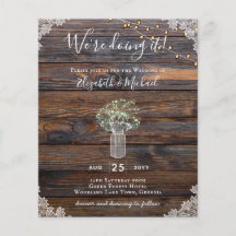 BUDGET Landelijke Gypsophila Lichten Metsglazen Ui