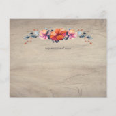 Budget Landelijke Houten Sinaasappel Huwelijksuitn (Achterkant)