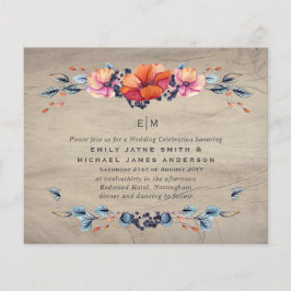 Budget Landelijke Houten Sinaasappel Huwelijksuitn