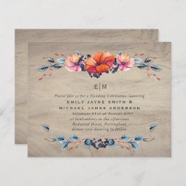 Budget Landelijke Houten Sinaasappel Huwelijksuitn