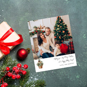 Budget Landelijke Kerstboom V Notitie Foto Flyer