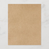 Budget Landelijke Kraft Minimalistische Trouw Uitn (Achterkant)