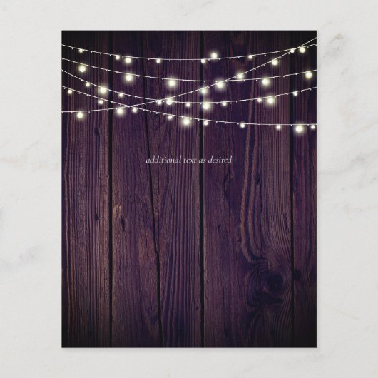 BUDGET Landelijke paarse bloemen oranje trouw uitn (Achterkant)