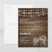 Budget Landelijke Pottenlampen Uitnodigingen - ELK (Voorkant / Achterkant)