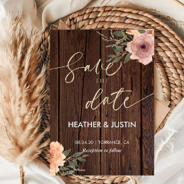 Budget Landelijke Script Slingerlichten & Kanten B Save The Date